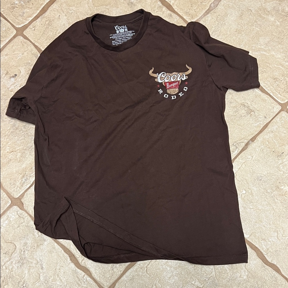 Coors Rodeo Brown Men's Short Sleeve Tee